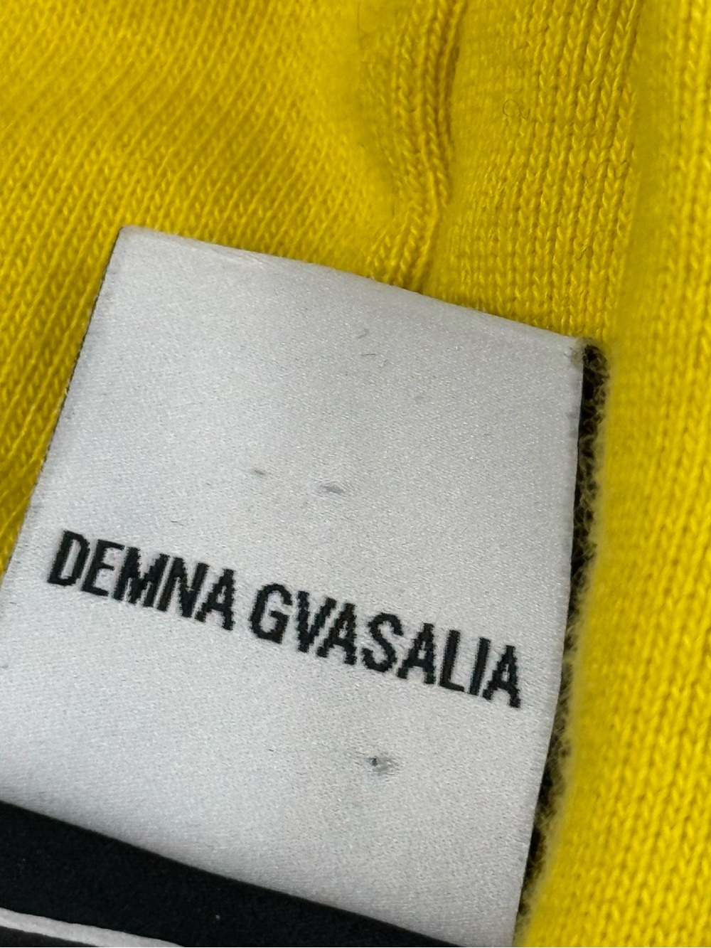 Vetements Yellow Black Gray Colorblock Hoodie with Umbro Logo Size Small - Picture 9 of 12